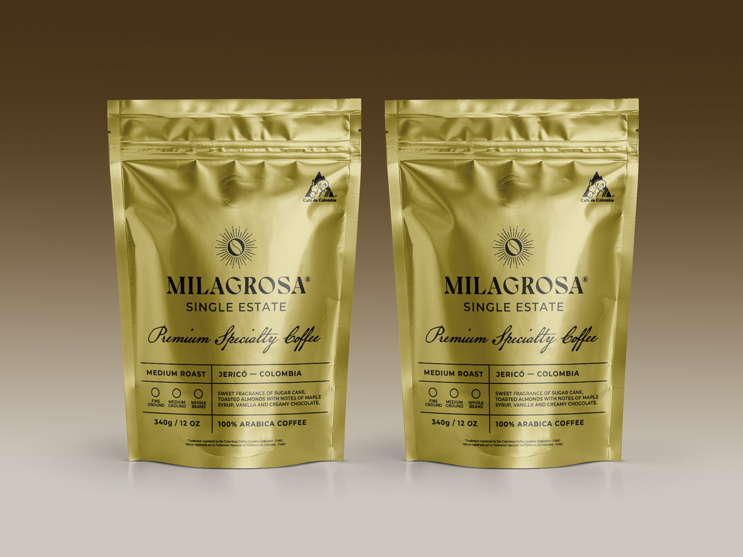 Milagrosa Tueste Medio Bolsa 12oz (340g)