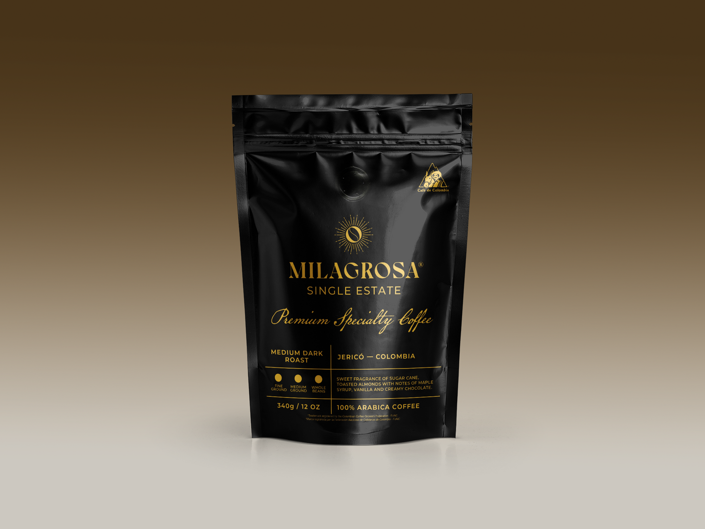 MEDIUM DARK ROAST 12oz Bag (340g)